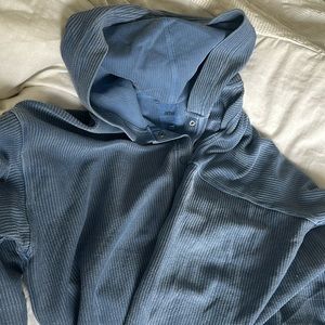 aerie blue hoodie